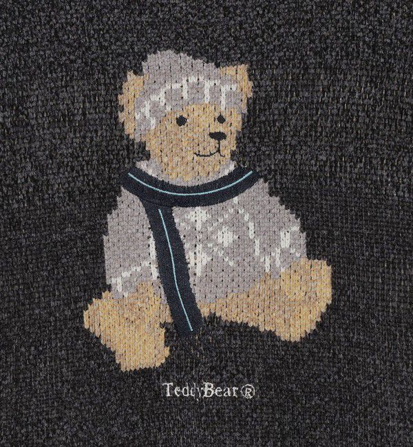 SHIPS Colors 「SHIPS Colors:〈洗濯機可能〉TeddyBear(R) ジャカード モール ニット◇」|ニット・セーター|