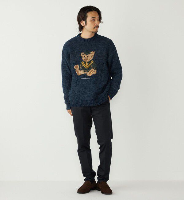 SHIPS Colors 「SHIPS Colors:〈洗濯機可能〉TeddyBear(R) ジャカード モール ニット◇」|ニット・セーター|