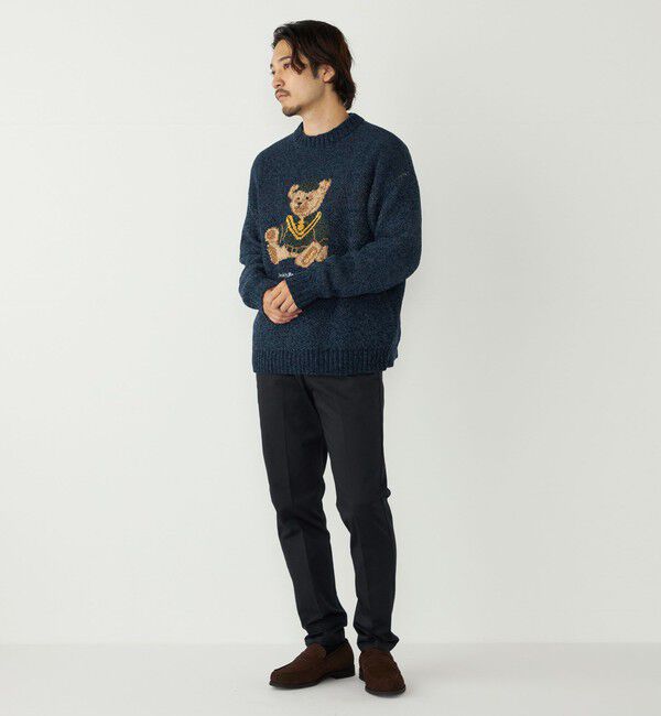 SHIPS Colors 「SHIPS Colors:〈洗濯機可能〉TeddyBear(R) ジャカード モール ニット◇」|ニット・セーター|