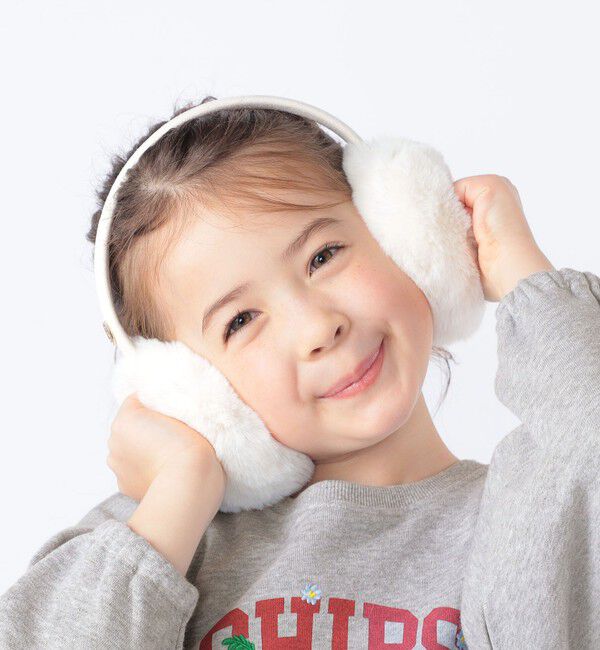 SHIPS KIDS「SHIPS KIDS:フェイクファー イヤー マフラー」|イヤーマフ|