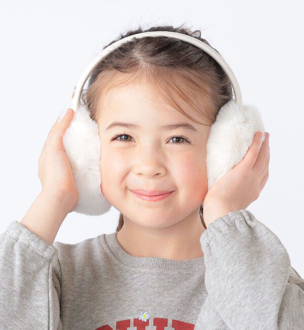 SHIPS KIDS「SHIPS KIDS:フェイクファー イヤー マフラー」|イヤーマフ|