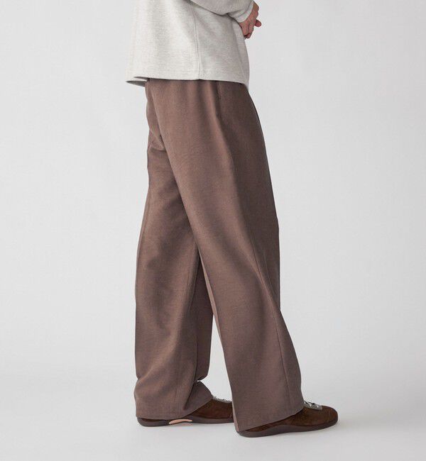 SHIPS「City Ambient Products: ドレープ 2タック ワイド スラックス」|スラックス|