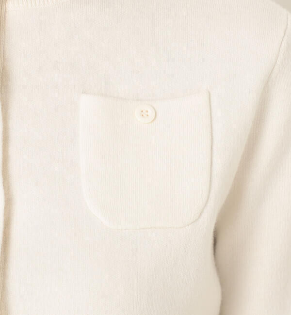 CABaN「コットンカシミヤ クルーネックカーディガン」|カーディガン|