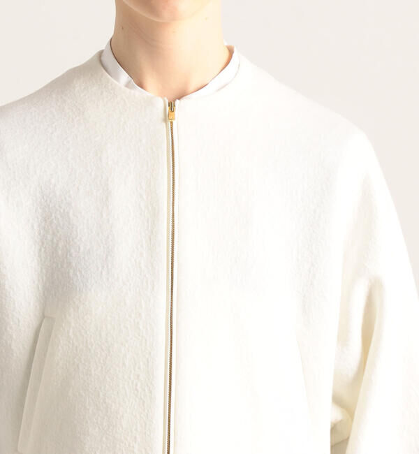 TOMORROWLAND collection「ナップコットン ジップアップブルゾン」|ブルゾン・スタジャン|