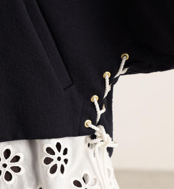 TOMORROWLAND collection「ナップコットン ジップアップブルゾン」|ブルゾン・スタジャン|