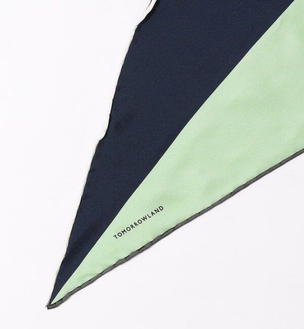 TOMORROWLAND GOODS「TOMORROWLAND STOLE E FRAME シルクスカーフ」|バンダナ・スカーフ|
