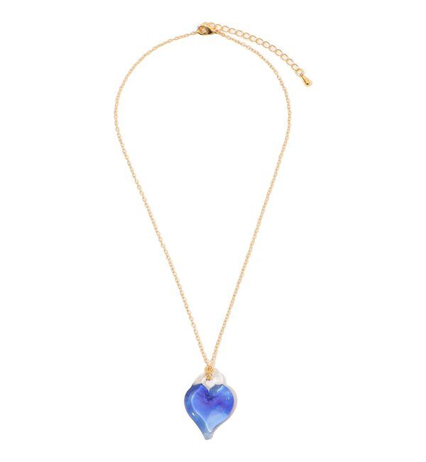 TOMORROWLAND GOODS「LEVENS HEART OF GLASS PENDANT ネックレス」|ネックレス|64 ブルー系