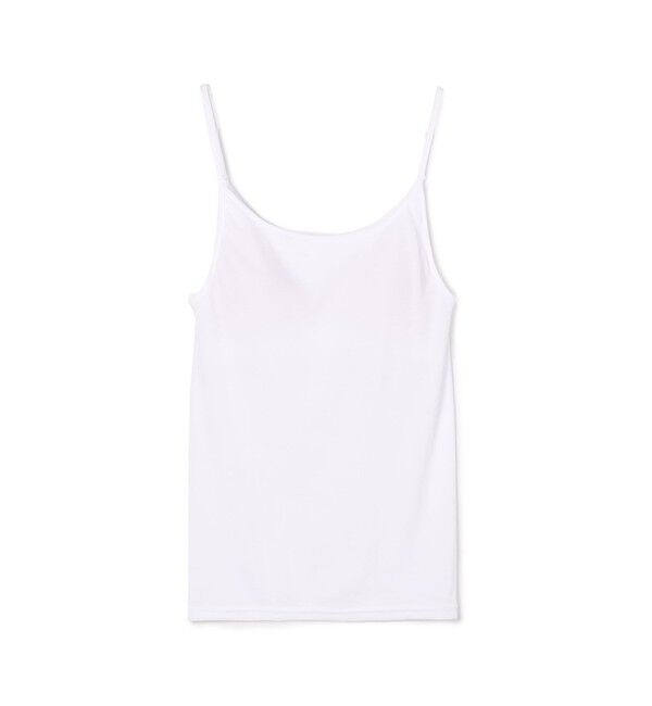 TOMORROWLAND HOME「コットンフライス カップ付きキャミソール」|キャミソール|11 ホワイト