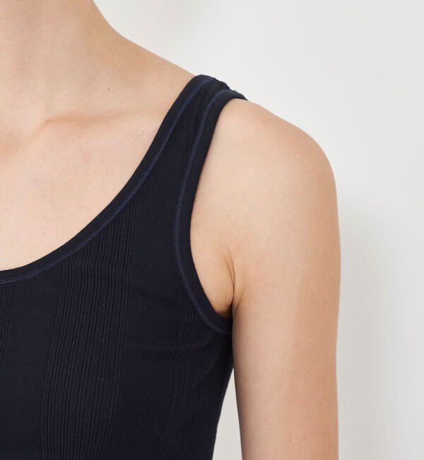 GALERIE VIE「コットンランダムリブ タンクトップ」|タンクトップ|