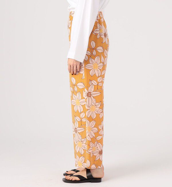 MACPHEE「ドローイングフラワープリント イージーストレートパンツ」|その他|