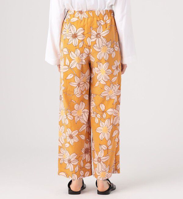 MACPHEE「ドローイングフラワープリント イージーストレートパンツ」|その他|