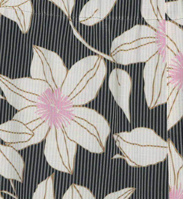 MACPHEE「ドローイングフラワープリント イージーストレートパンツ」|その他|