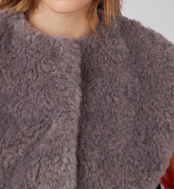 Ballsey「ランダムファー ショートベスト」|ベスト・ジレ|