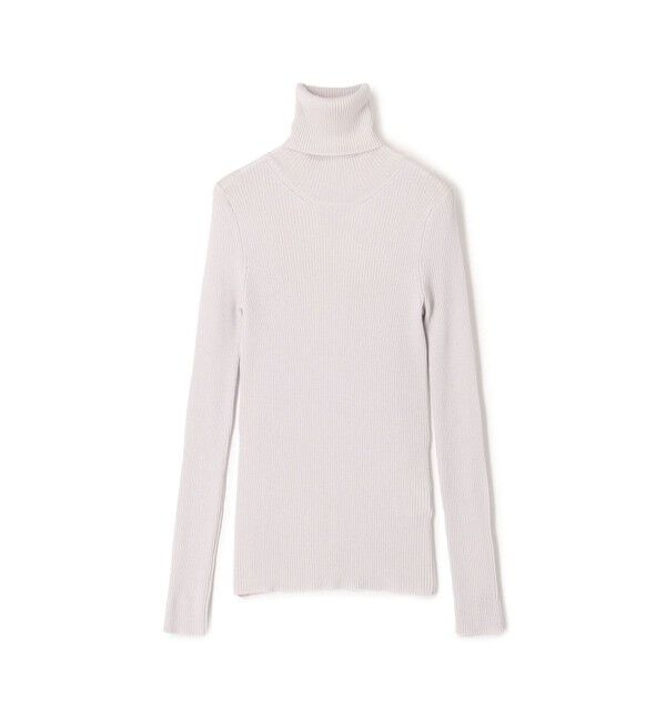 GALERIE VIE「プルミエールウールリブ タートルネックプルオーバー」|ニット・セーター|15 グレー