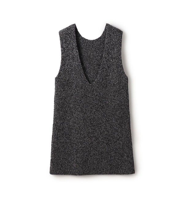 MACPHEE「ウールムリネ Vネックベスト」|ベスト・ジレ|