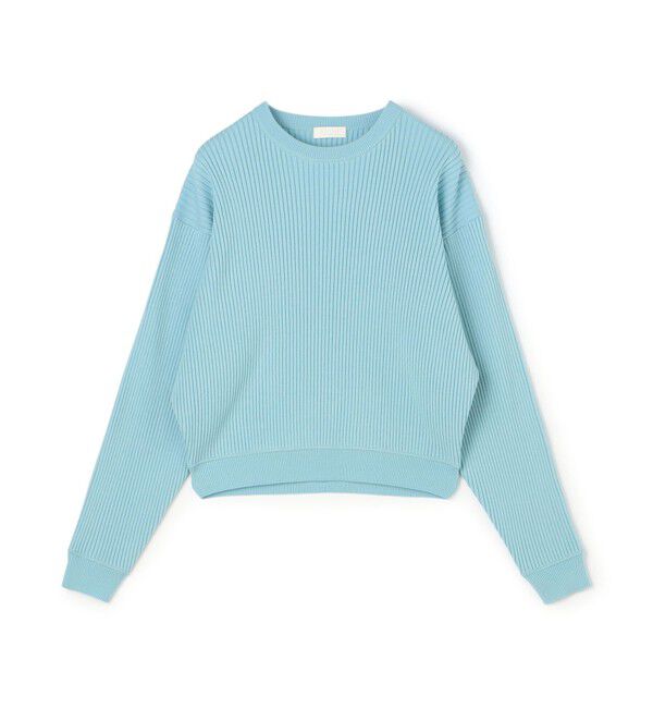 Ballsey「ウールポリエステルストレッチリブ クルーネックプルオーバー」|ニット・セーター|63 ライトブルー