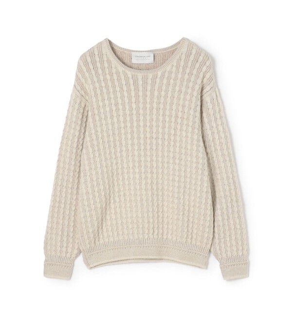 TOMORROWLAND MENS「TOMORROWLAND tricot アルパカポリエステル クルーネックプルオーバー」|ニット・セーター|11 ホワイト