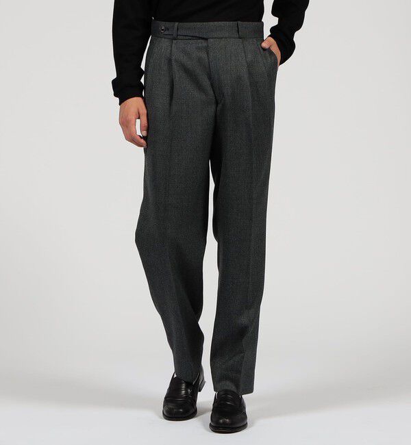 TOMORROWLAND MENS「フランネラーナ 2プリーツパンツ」|スラックス|