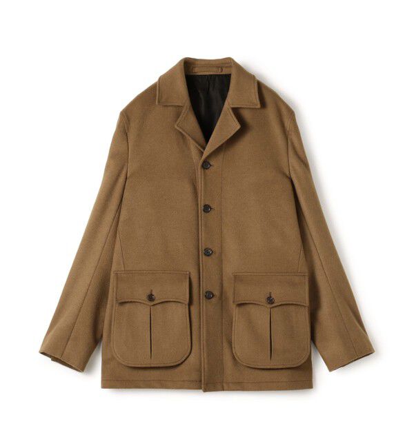 TOMORROWLAND MENS「ウールカシミヤ ドライビングコート」|ブルゾン・スタジャン|47 ブラウン