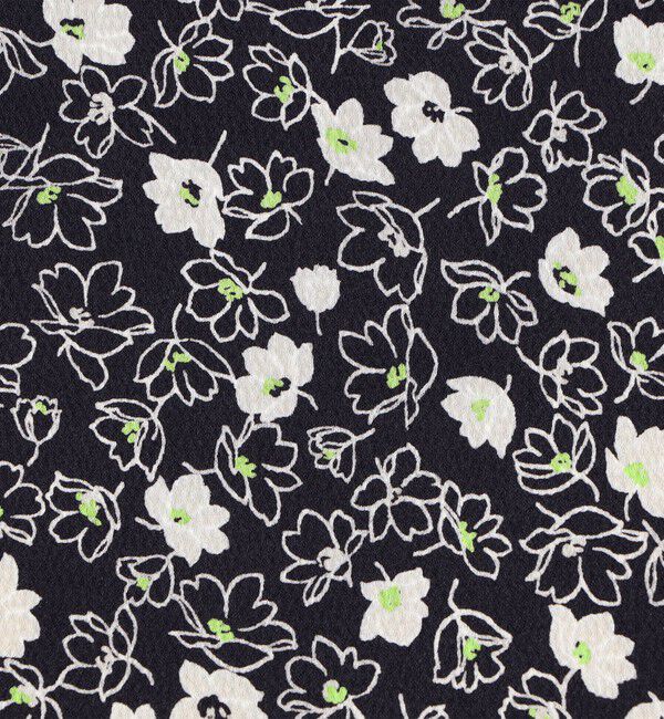 Ballsey「レジェフラワープリント マーメイドスカート」|フレア|