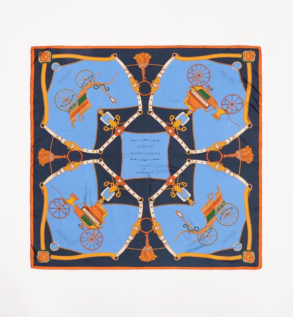 TOMORROWLAND GOODS「【別注】manipuri CLASSIC WAGON スカーフ」|バンダナ・スカーフ|