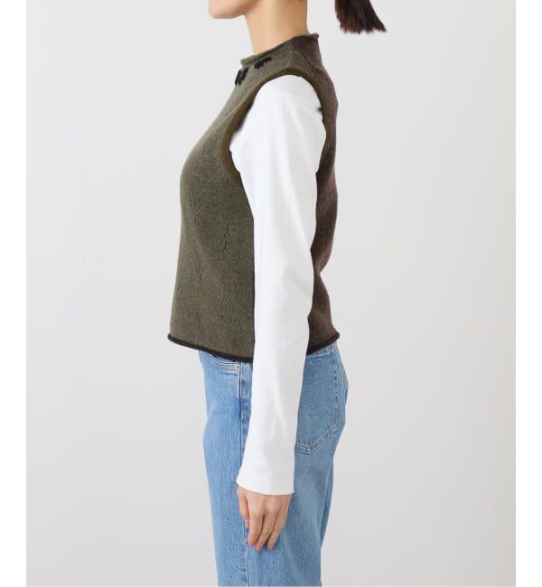  「YANYAN DAISY CREW TANK YYW25-1361：ニットベスト」|ニット・セーター|