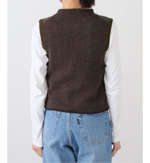  「YANYAN DAISY CREW TANK YYW25-1361：ニットベスト」|ニット・セーター|