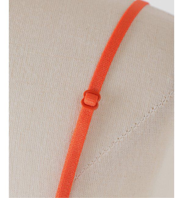 EMILYWEEK「【RESET】オーガニックコットン混 ブラキャミソール（オレンジレッド）」|インナー|