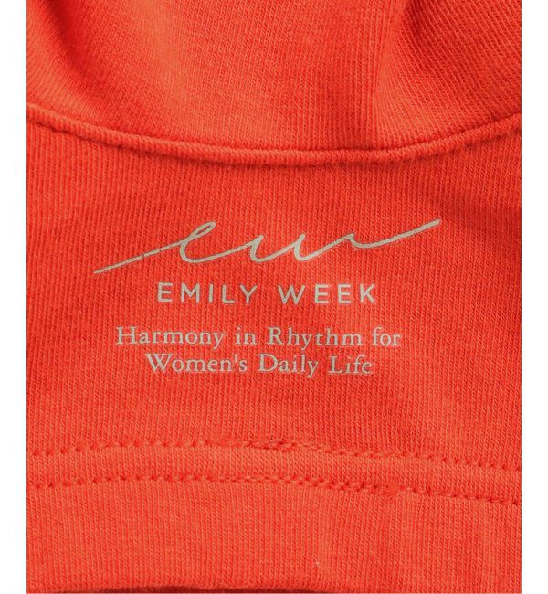 EMILYWEEK「【RESET】オーガニックコットン混 ブラキャミソール（オレンジレッド）」|インナー|