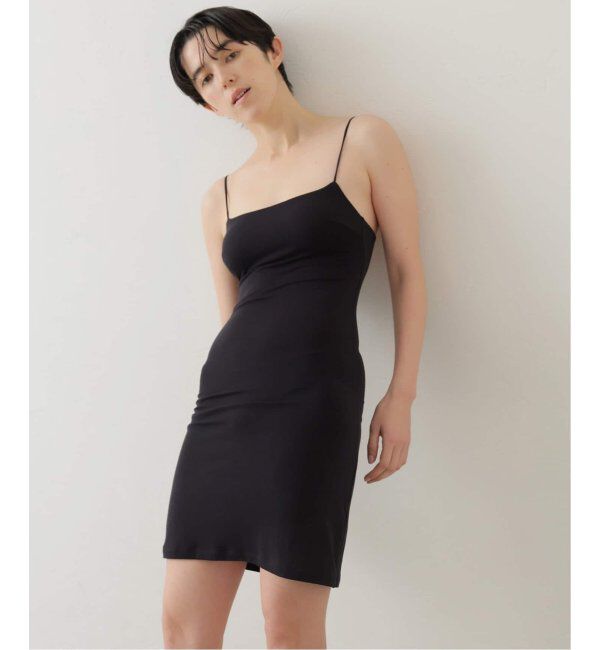 EMILYWEEK「【ACTIVE】Bamboo ストレッチロングキャミソール（ブラック、アンバー）」|インナー|