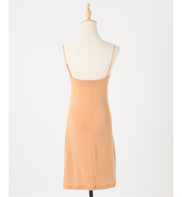 EMILYWEEK「【ACTIVE】Bamboo ストレッチロングキャミソール（ブラック、アンバー）」|インナー|