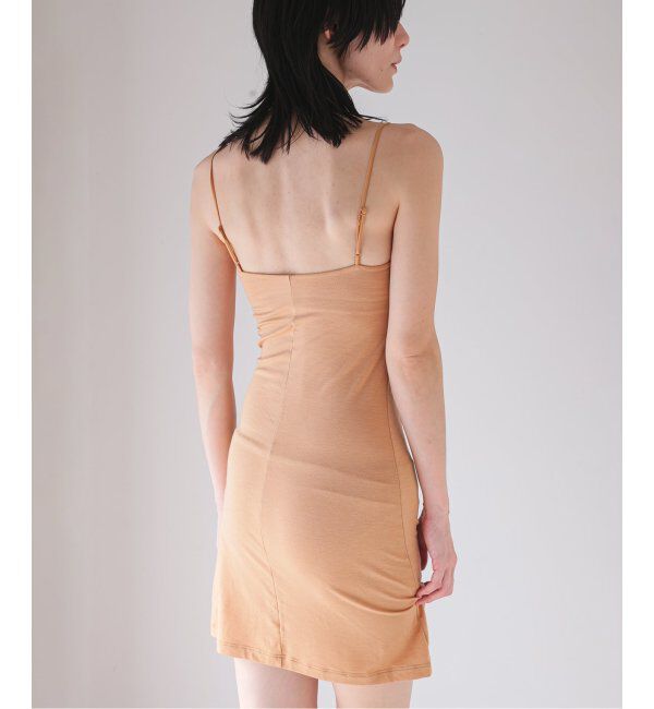 EMILYWEEK「【ACTIVE】Bamboo ストレッチロングキャミソール（ブラック、アンバー）」|インナー|