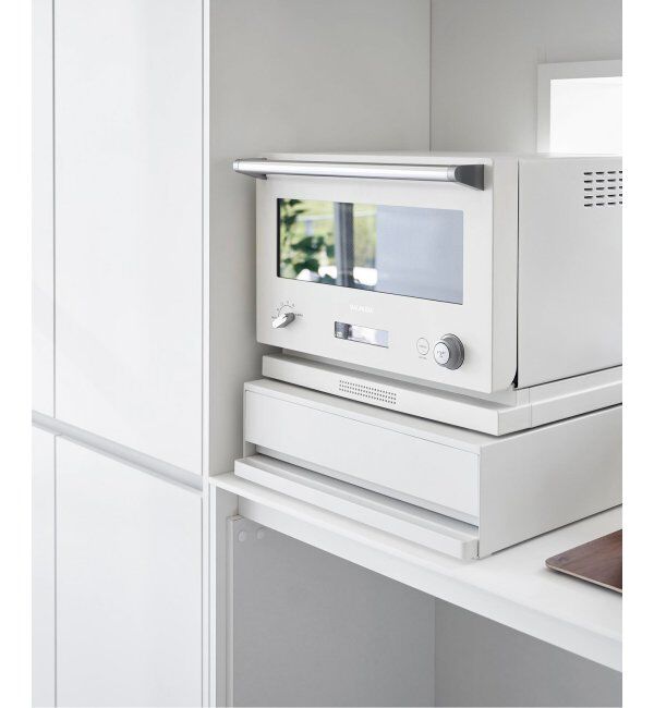 journal standard Furniture「《WEB限定》【tower/タワー】キッチン家電下引き出し&スライドテーブル」|食器・キッチングッズ|