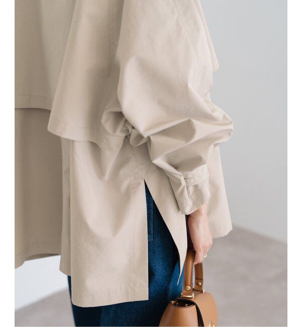 IENA「《追加3》ポプリンオーバーショートコート」|その他|