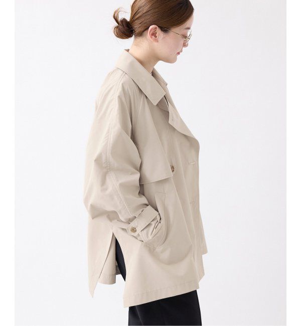 IENA「《追加3》ポプリンオーバーショートコート」|その他|