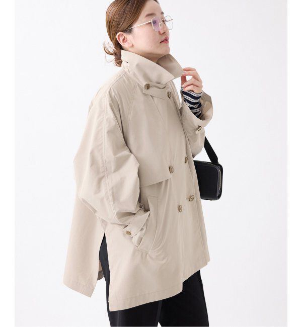 IENA「《追加3》ポプリンオーバーショートコート」|その他|