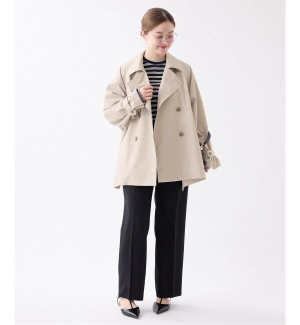 IENA「《追加3》ポプリンオーバーショートコート」|その他|