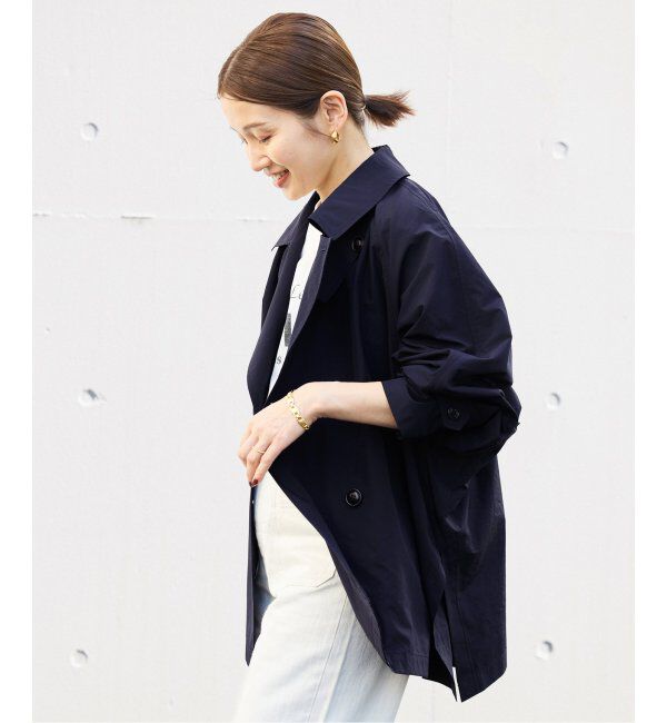 IENA「《追加3》ポプリンオーバーショートコート」|その他|