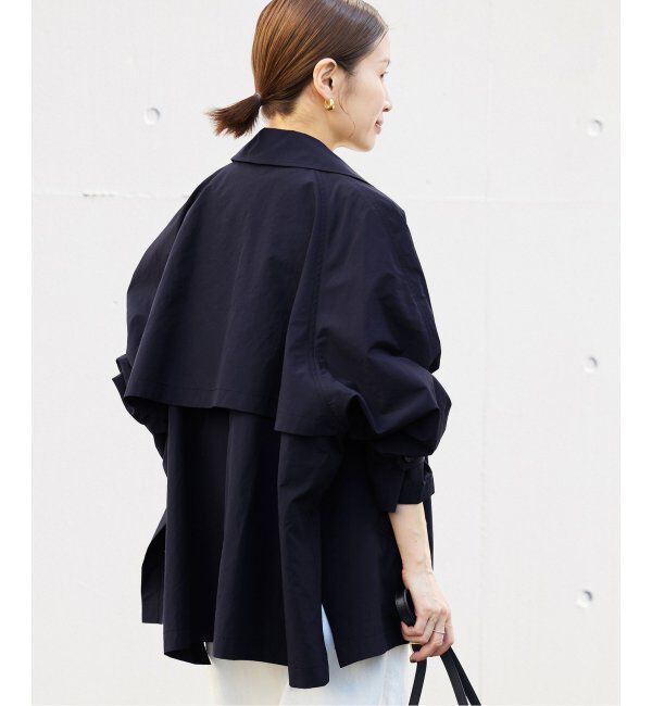 IENA「《追加3》ポプリンオーバーショートコート」|その他|