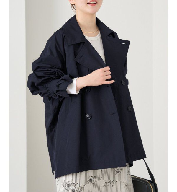 IENA「《追加3》ポプリンオーバーショートコート」|その他|