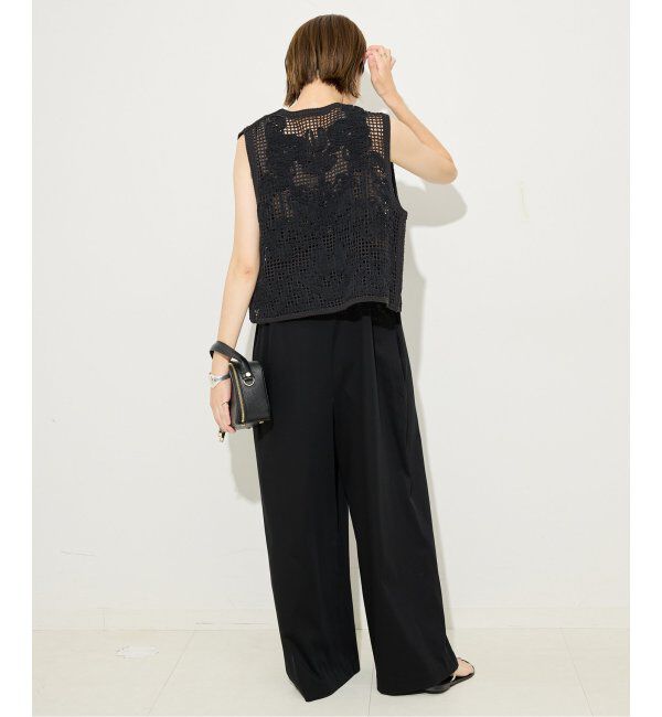 SLOBE IENA「+81BRANCA/ハチイチブランカ レースベスト」|ベスト・ジレ|