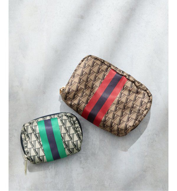 VERMEIL par iena「《追加・一部店舗限定》VERMEIL モノグラムポーチM」|ポーチ|