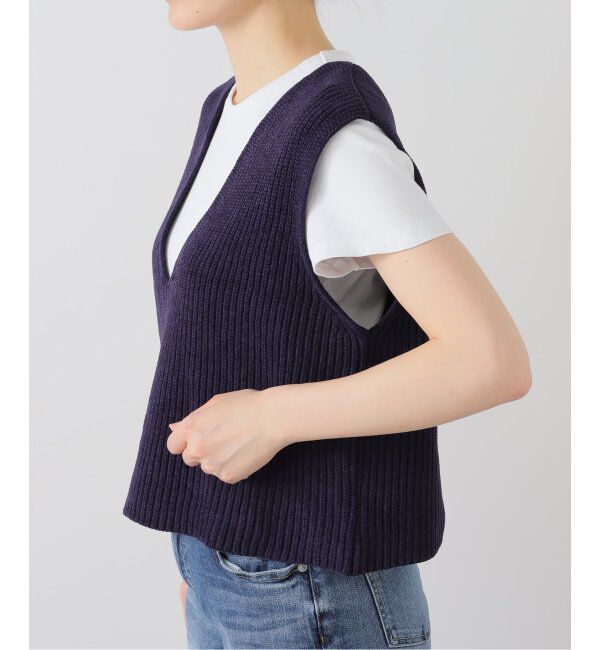 VERMEIL par iena「コットンモール2WAYニットベスト」|ベスト・ジレ|