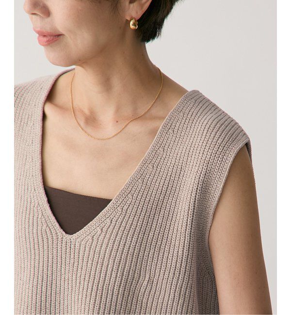 VERMEIL par iena「コットンモール2WAYニットベスト」|ベスト・ジレ|