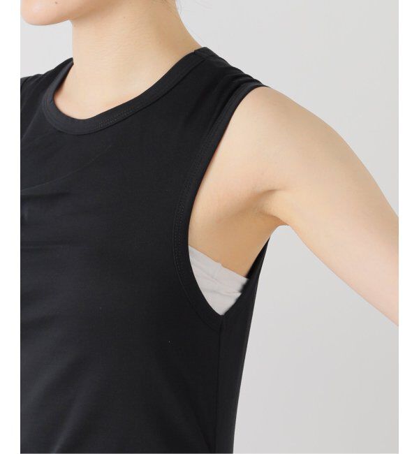 SLOBE IENA「Serque/セルク ギャザーノースリーブ」|タンクトップ|