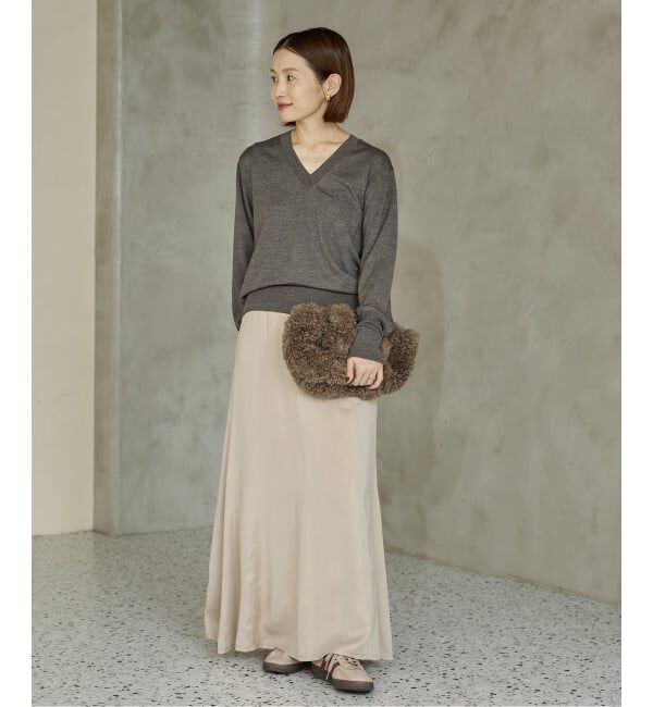 IENA「《追加》18G Vネックプルオーバー」|ニット・セーター|