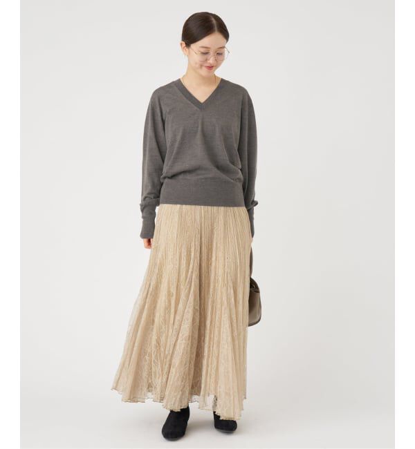 IENA「《追加》18G Vネックプルオーバー」|ニット・セーター|