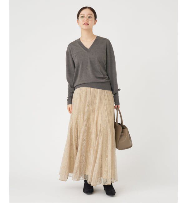 IENA「《追加》18G Vネックプルオーバー」|ニット・セーター|