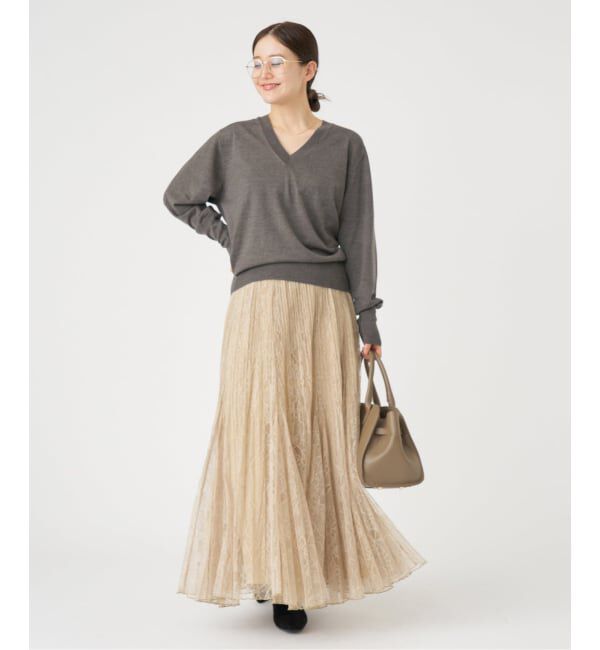 IENA「《追加》18G Vネックプルオーバー」|ニット・セーター|