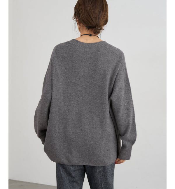 IENA「《追加》Fineニュージーウール ニュアンス Vプルオーバー」|ニット・セーター|